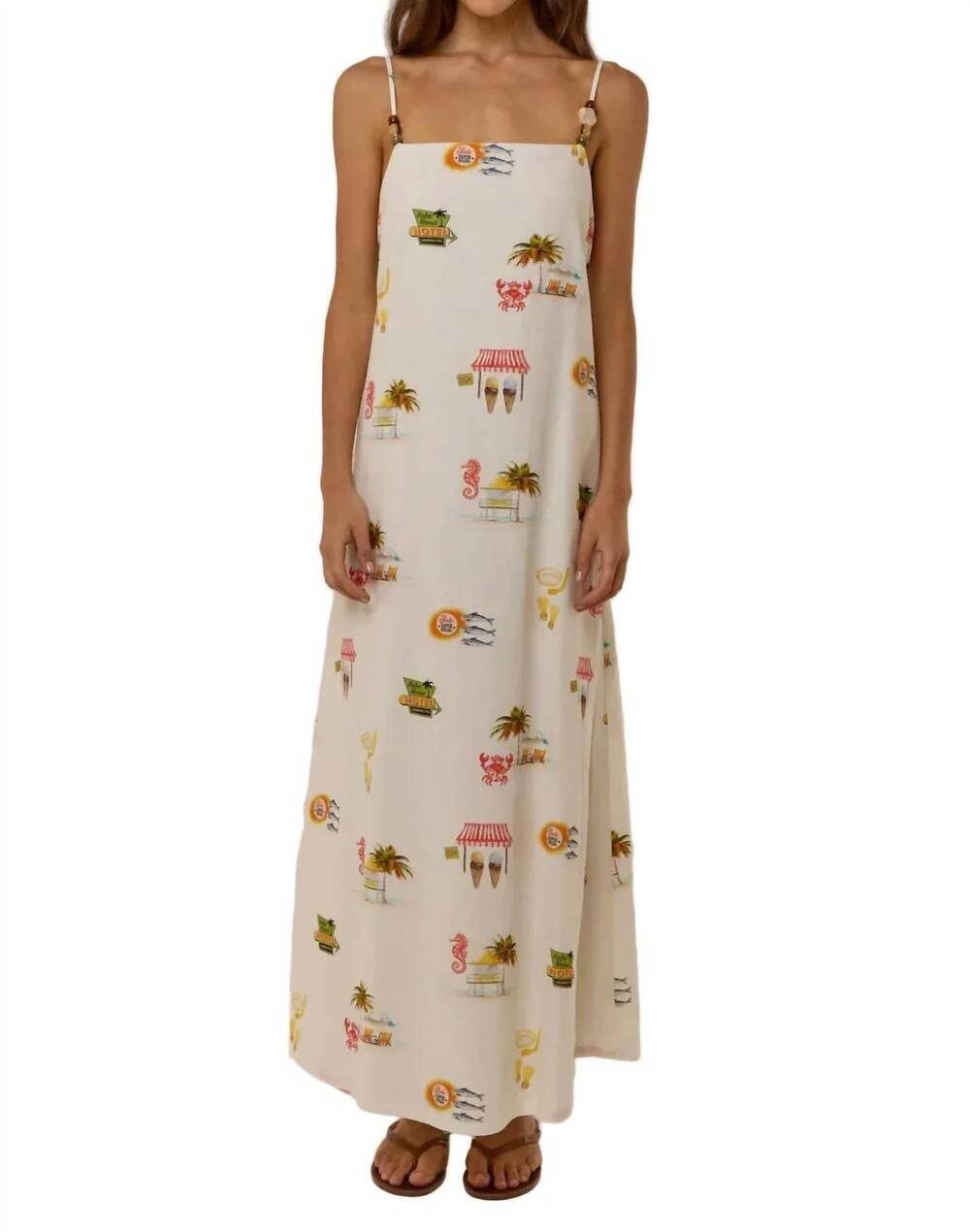 NEW PALM NOOSA heidi maxi dress in tropicana